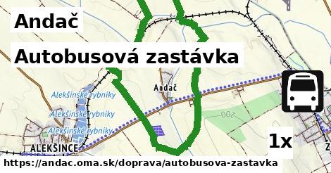 Autobusová zastávka, Andač