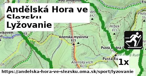 lyžovanie v Andělská Hora ve Slezsku
