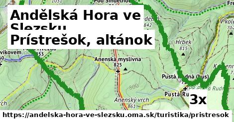 prístrešok, altánok v Andělská Hora ve Slezsku