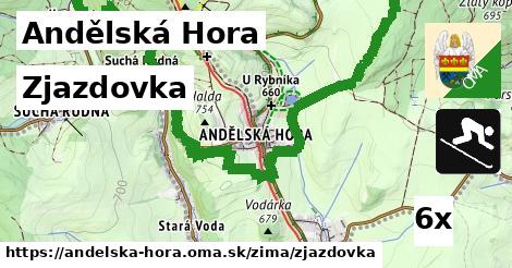 Zjazdovka, Andělská Hora