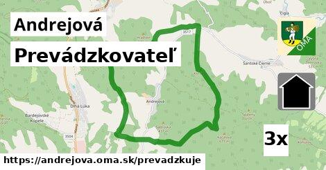 prevádzkovateľ v Andrejová