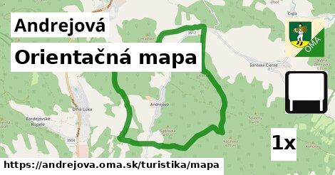 Orientačná mapa, Andrejová