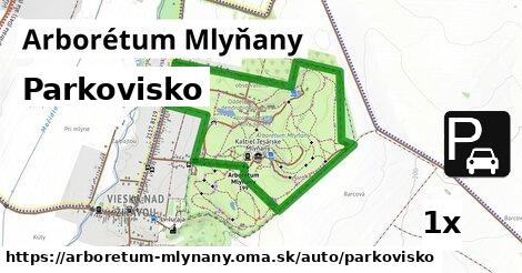 Parkovisko, Arborétum Mlyňany