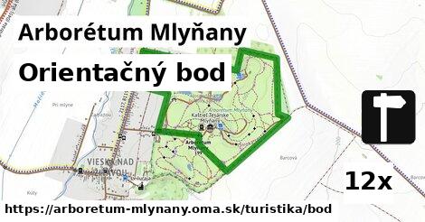 Orientačný bod, Arborétum Mlyňany