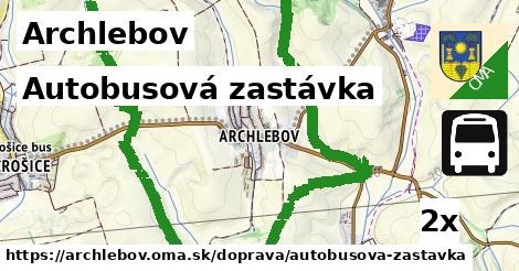 Autobusová zastávka, Archlebov