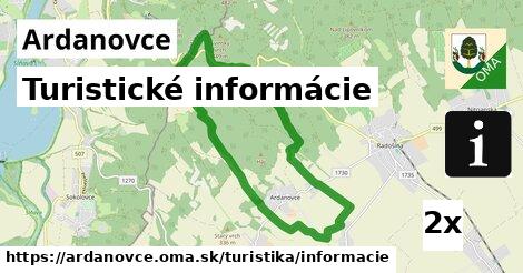 Turistické informácie, Ardanovce