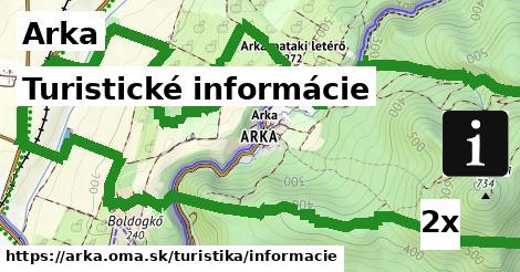 Turistické informácie, Arka