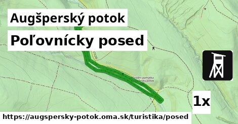 poľovnícky posed v Augšperský potok