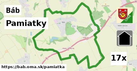 pamiatky v Báb