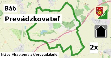 prevádzkovateľ v Báb