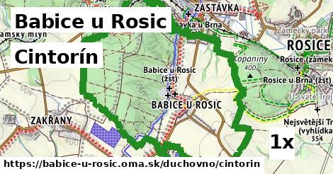 Cintorín, Babice u Rosic