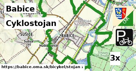 cyklostojan v Babice