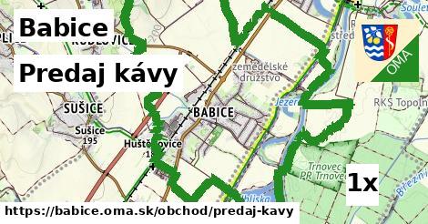 Predaj kávy, Babice