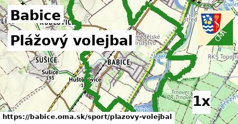 plážový volejbal v Babice