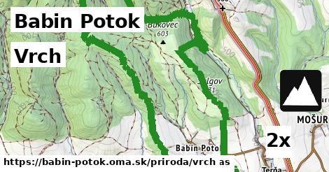 Vrch, Babin Potok
