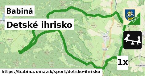 Detské ihrisko, Babiná