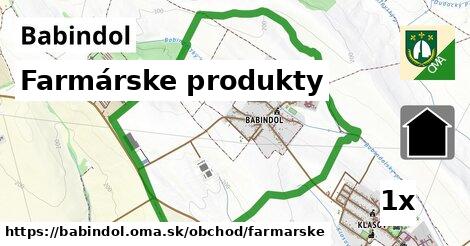 Farmárske produkty, Babindol