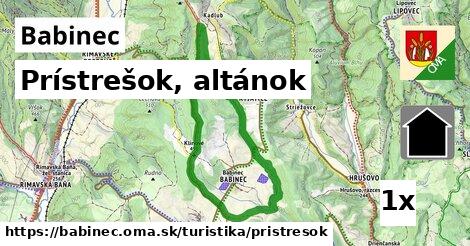 Prístrešok, altánok, Babinec