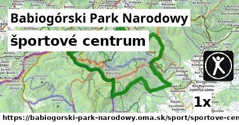 športové centrum, Babiogórski Park Narodowy