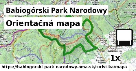 Orientačná mapa, Babiogórski Park Narodowy