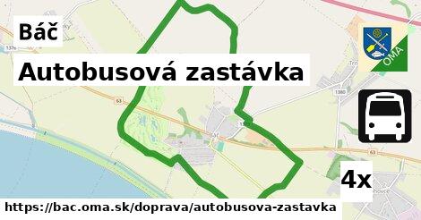 Autobusová zastávka, Báč