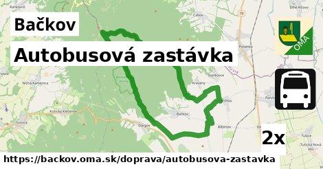 Autobusová zastávka, Bačkov