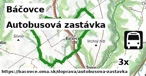 Autobusová zastávka, Báčovce