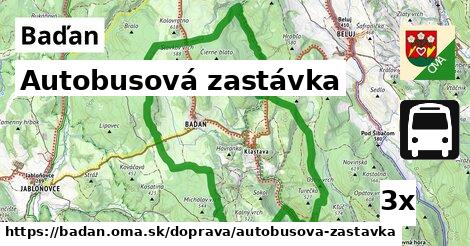 Autobusová zastávka, Baďan