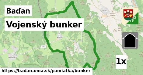 vojenský bunker v Baďan