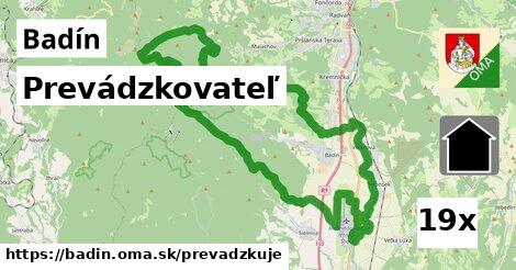 prevádzkovateľ v Badín