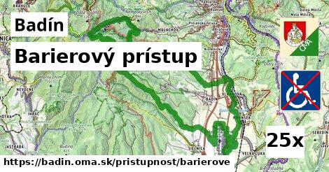 Barierový prístup, Badín