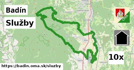 služby v Badín