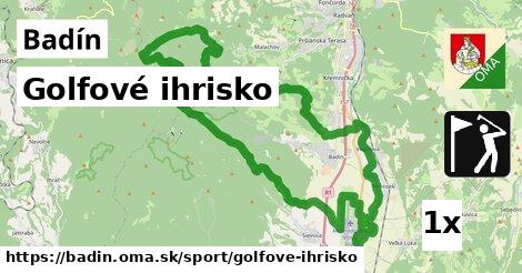 Golfové ihrisko, Badín