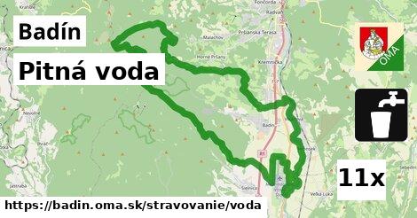 Pitná voda, Badín