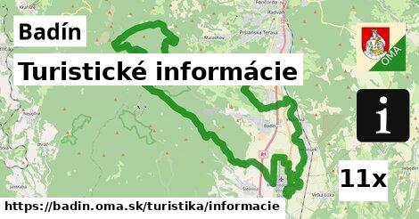 Turistické informácie, Badín