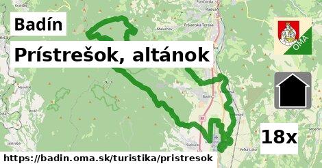 Prístrešok, altánok, Badín