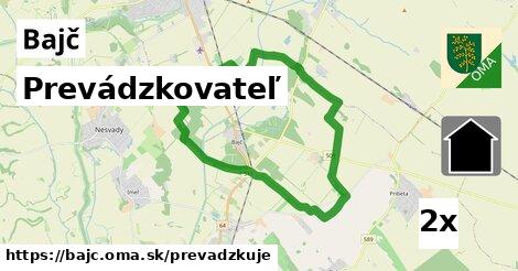 prevádzkovateľ v Bajč