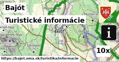 Turistické informácie, Bajót