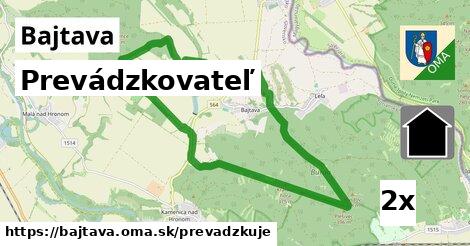 prevádzkovateľ v Bajtava