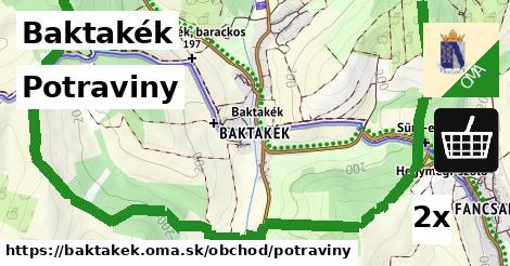 Potraviny, Baktakék