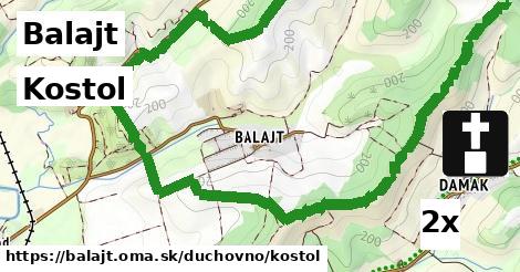 Kostol, Balajt