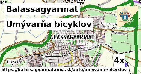 Umývarňa bicyklov, Balassagyarmat