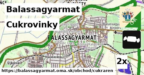 Cukrovinky, Balassagyarmat