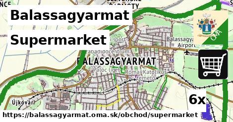 supermarket v Balassagyarmat