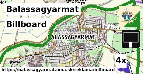 Billboard, Balassagyarmat