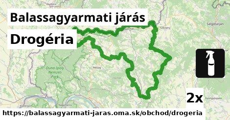 Drogéria, Balassagyarmati járás