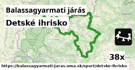 Detské ihrisko, Balassagyarmati járás