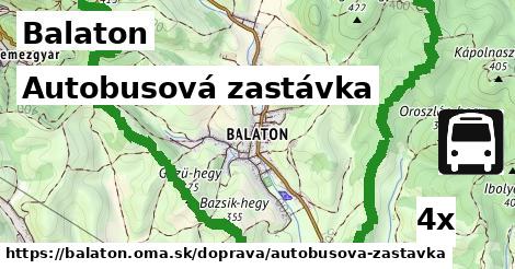 Autobusová zastávka, Balaton