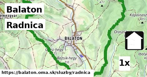 Radnica, Balaton