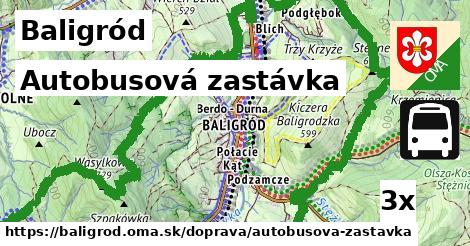 Autobusová zastávka, Baligród